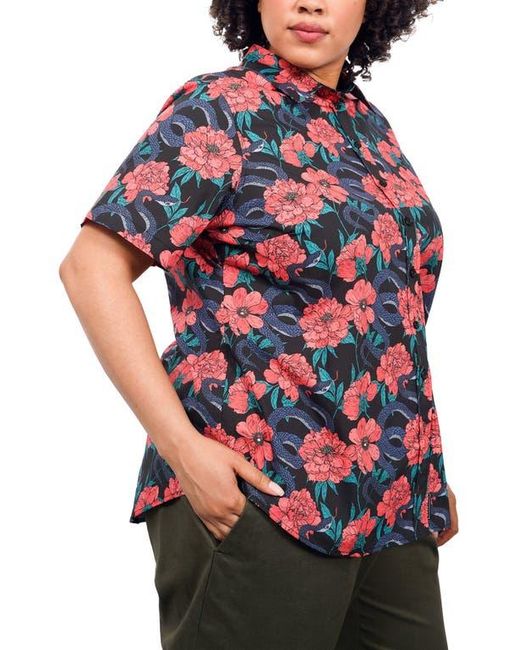 WILDFANG Red The Essential Button Up
