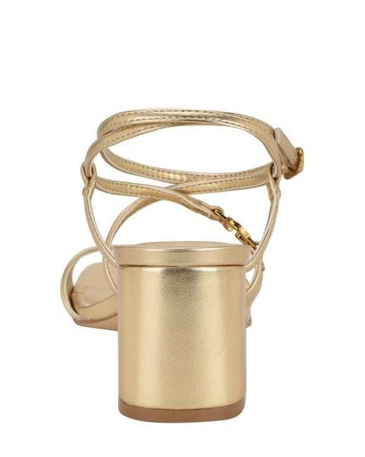 Guess Metallic Galeon Ankle Strap Sandal