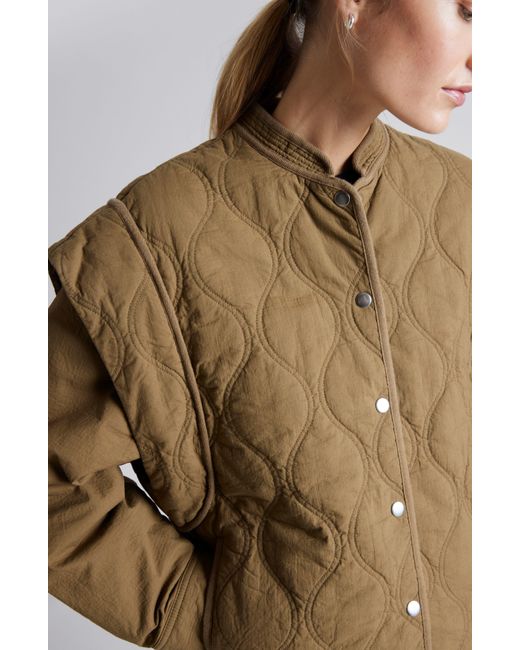 & Other Stories Multicolor & Heloise Quilted Jacket