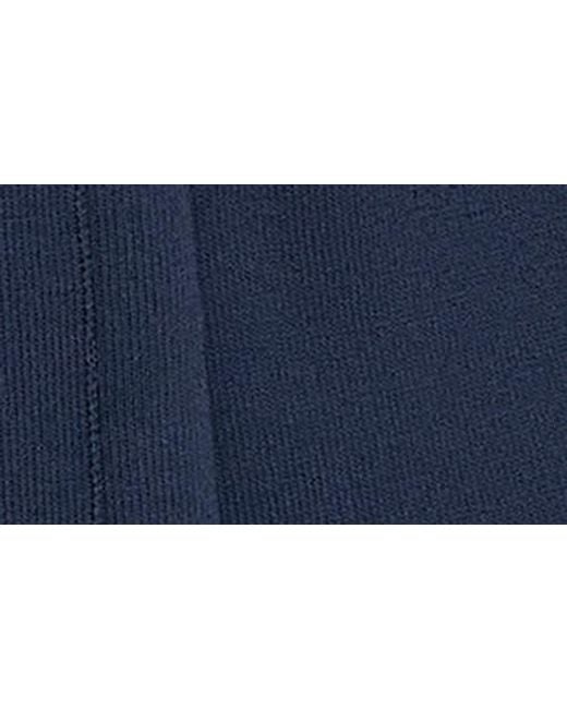 Donna Karan Blue Drape Neck Sweater