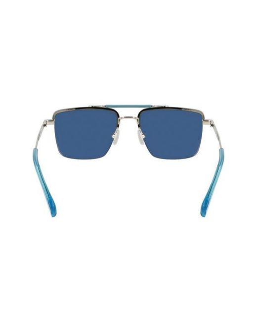 Paul Smith Blue Landor 55Mm Rectangular Sunglasses for men