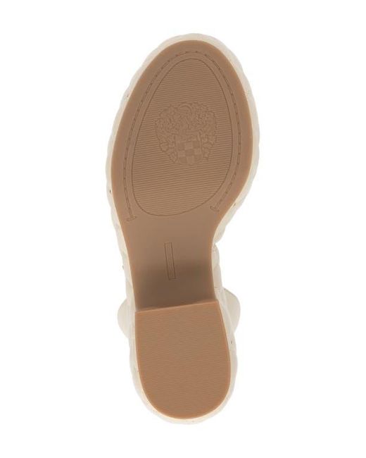 Vince Camuto Natural Ellah Ankle Strap Platform Sandal