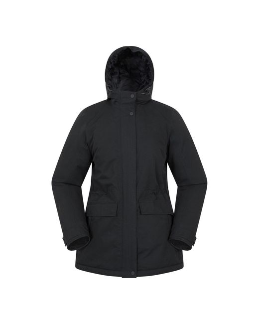 Mountain Warehouse Black Maple Waterproof Padded Jacket