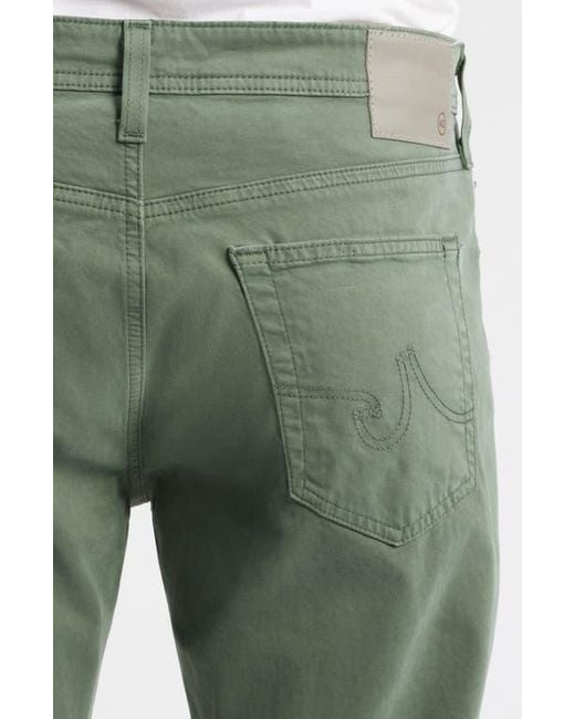 AG Jeans Green Everett Slim Straight Leg Pants for men