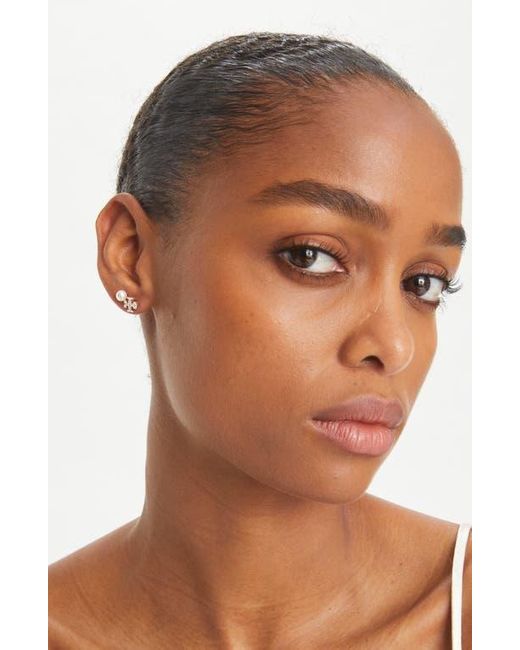 Tory Burch Natural Kira Set Of 3 Stud Earrings