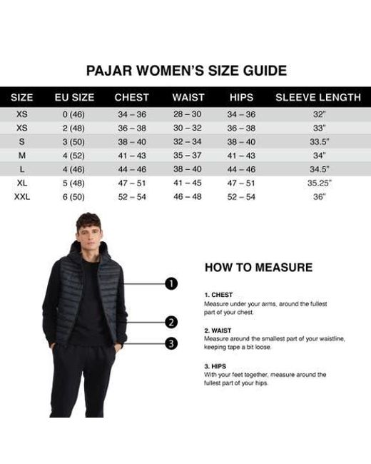 Pajar Black Kai Lightweight Reversible Puffer for men