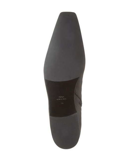 Totême Black Flat Side Zip Bootie