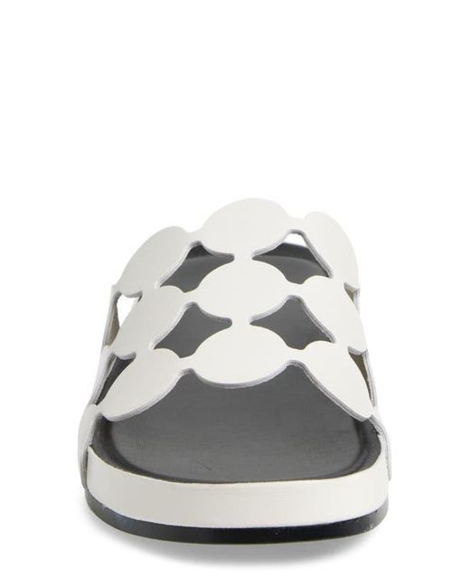 Cecelia New York White Emily Slide Sandal