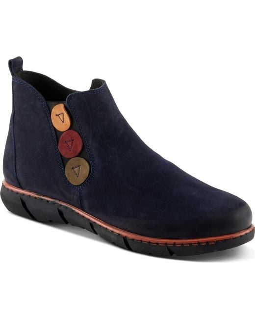 Spring Step Blue Katana Bootie