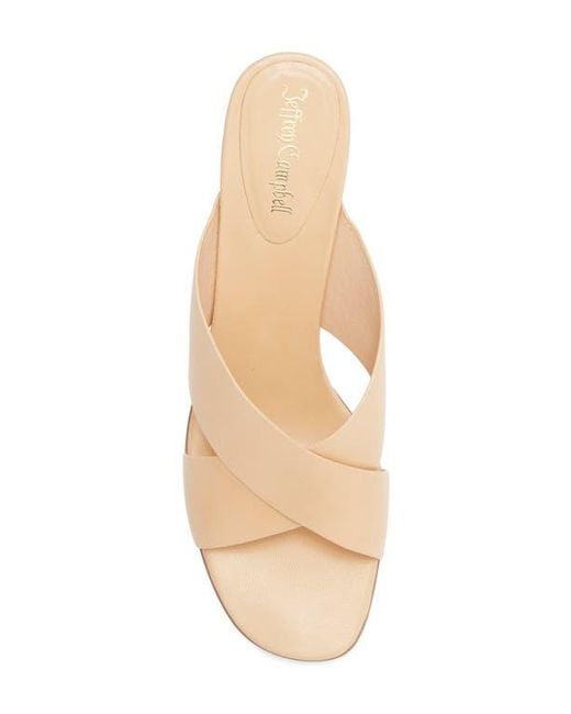 Jeffrey Campbell Natural Tetra Slide Sandal