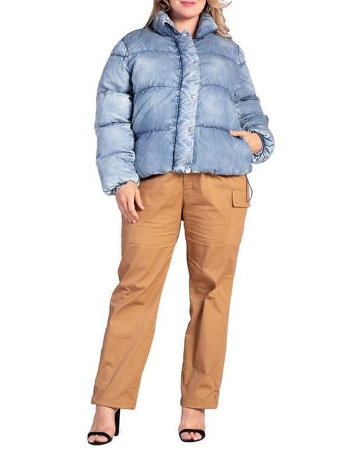 Standards & Practices Blue Polaris Puffer Jacket