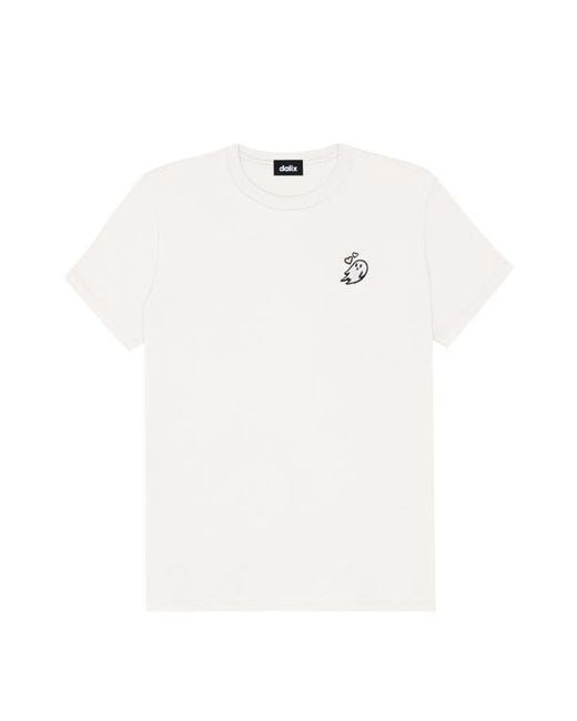 Alix White Heartly Ghost Tee