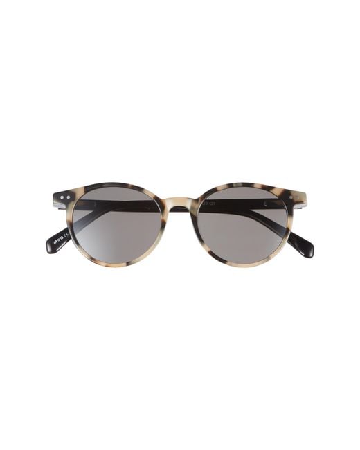 Eyebobs Brown Case Closed 48Mm Polarized Round Sunglasses