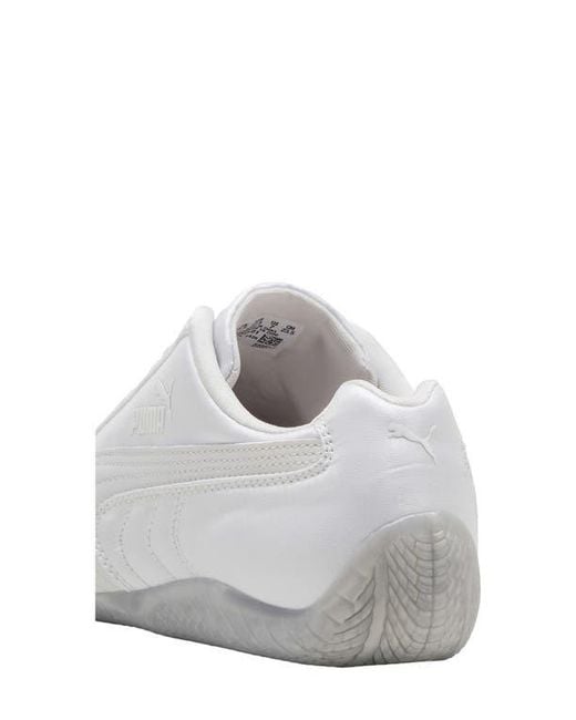 PUMA White Speedcat Anodized Sneaker