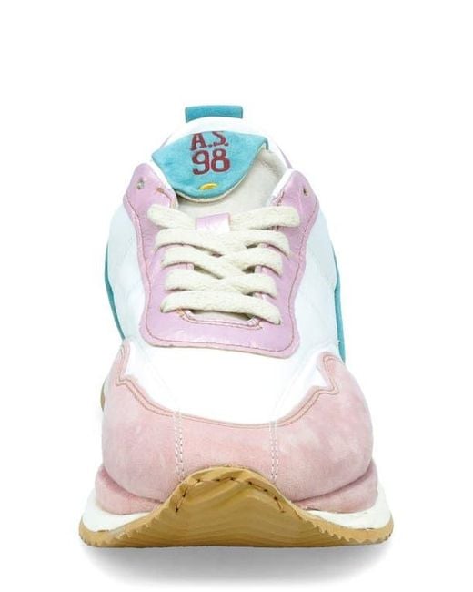 A.s.98 White Burke Sneaker