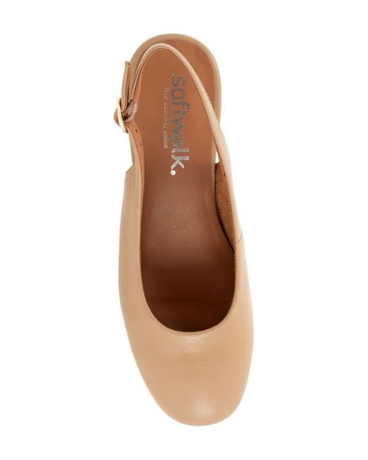 Softwalk® Brown Largo Slingback Pump