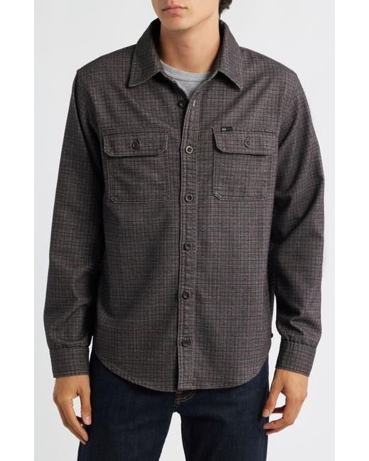 AG Jeans Black Wesley Relaxed Fit Utility Button-Up Shirt for men