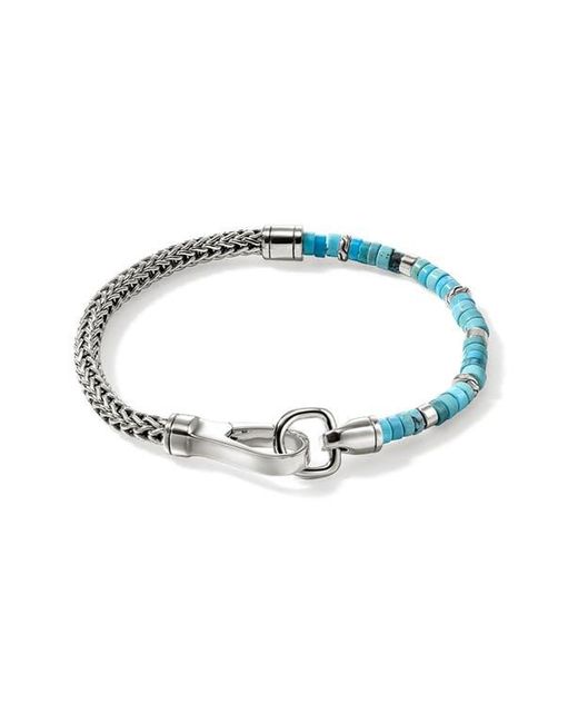 John Hardy Multicolor Hesishi Chain & Stone Bracelet for men
