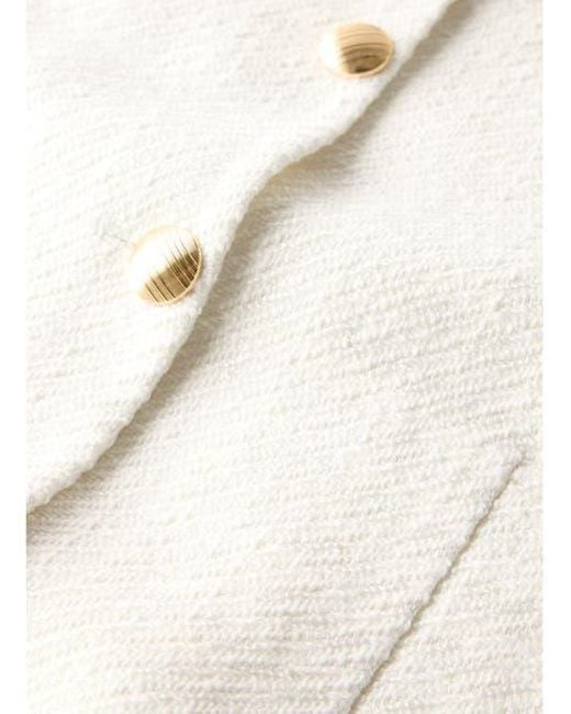Mint Velvet Natural Boucle Jacket