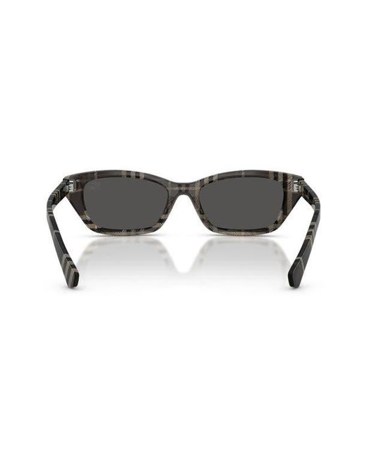 Burberry Gray 52Mm Rectangular Sunglasses