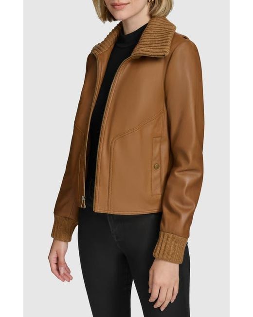 Andrew Marc Black Beatrix Leather Jacket