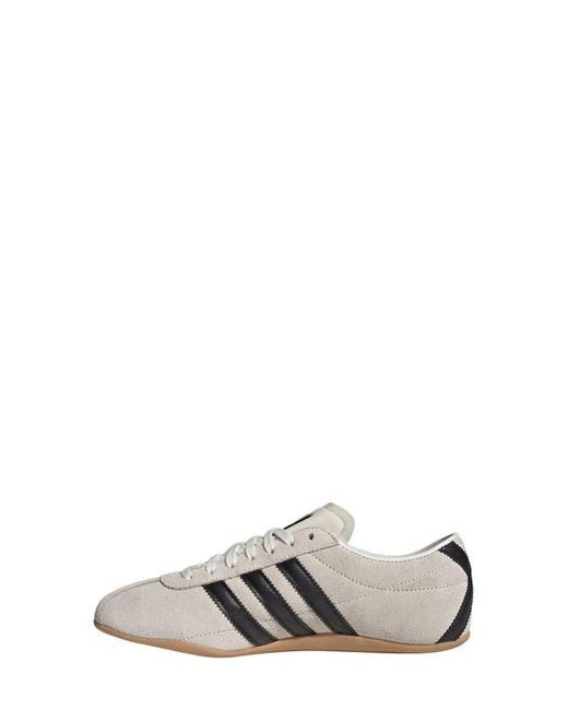 Adidas White Tokyo Low Top Suede Sneaker