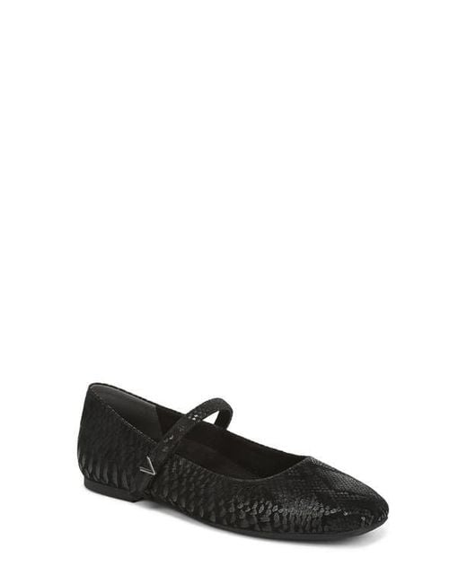 Vionic Black Alameda Mary Jane Flat