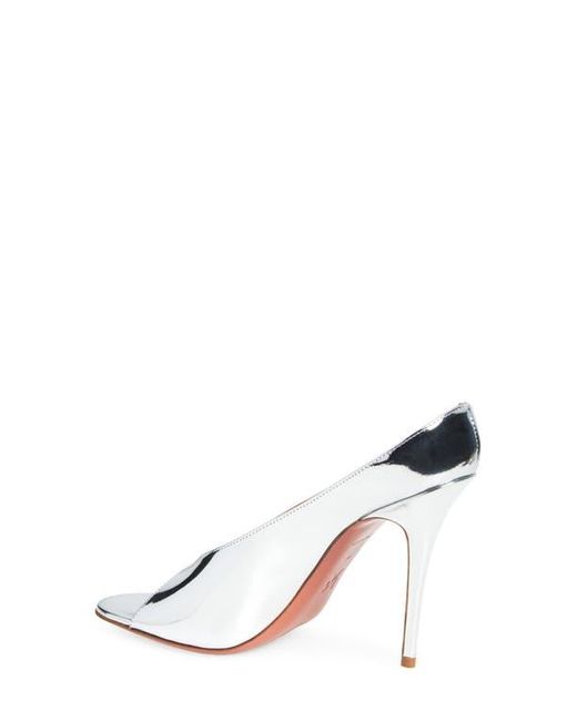 AMINA MUADDI White Anok Metallic Sandal