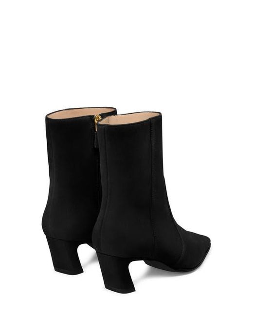 Stuart Weitzman Stassi Zip Bootie 50 in Black | Lyst