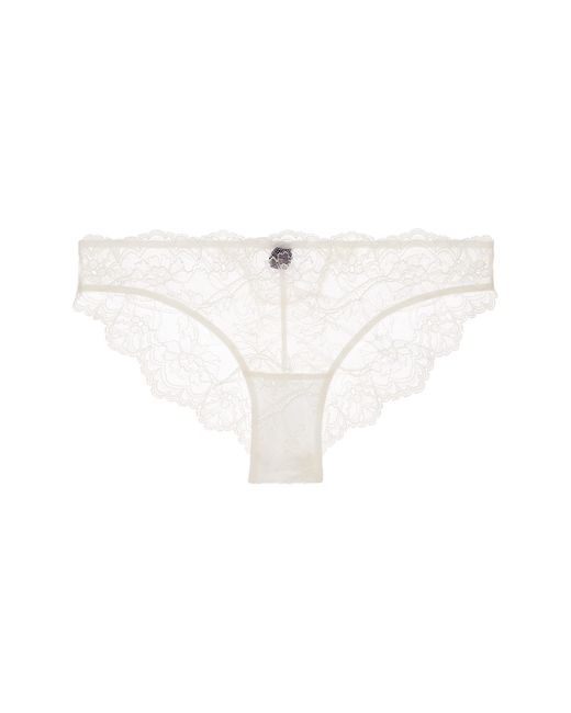 Journelle White Anais Lace Hipster Panties