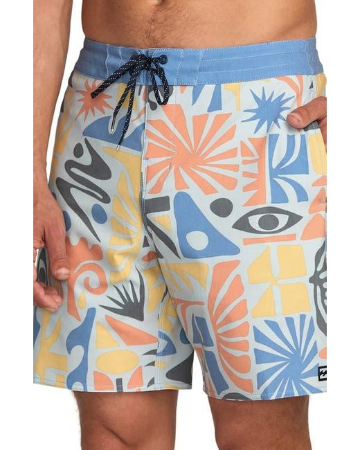 Billabong Blue Good Times Lo Tide Board Shorts for men