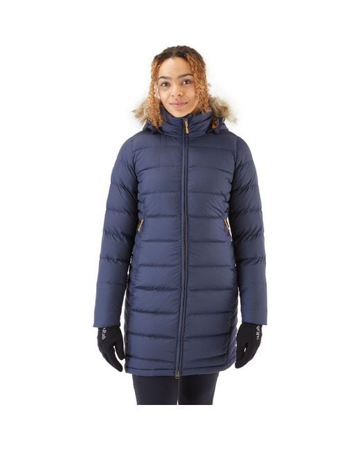 Rab Blue Deep Cover Parka