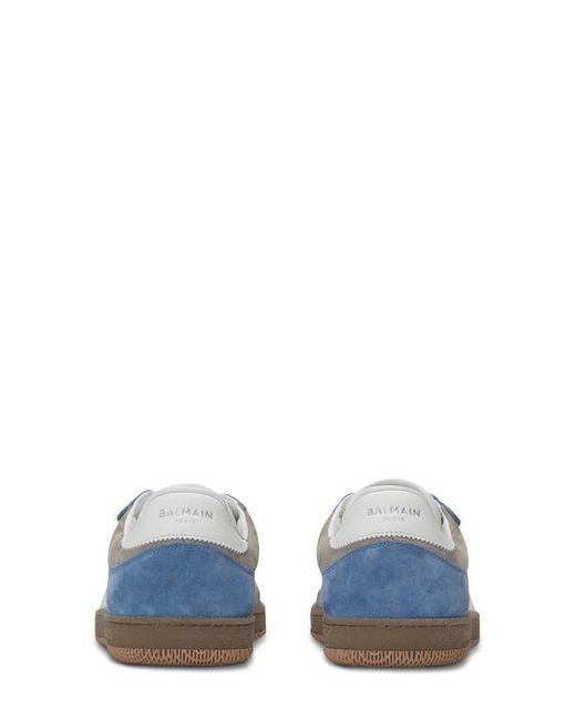 Balmain Blue Swan Low Top Sneaker for men
