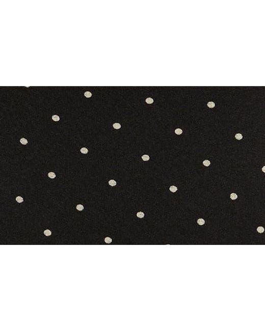 Rails Black Daija Polka Dot Sleeveless Asymmetric Midi Dress