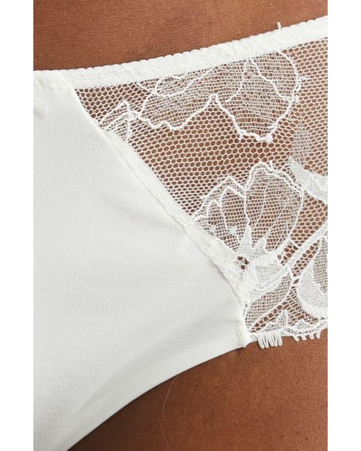 Chantelle White Orchids Hipster Briefs
