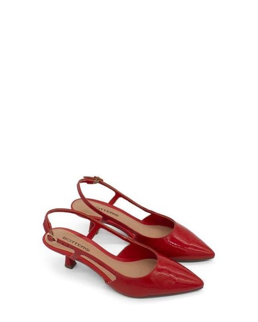 BOTTER Red Botolivia Legacy Pointed Toe Slingback Pump