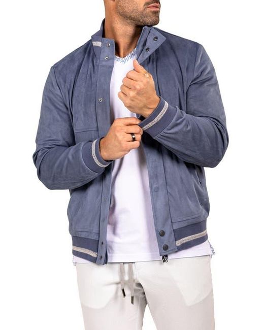Maceoo Blue Bomber Jacket for men