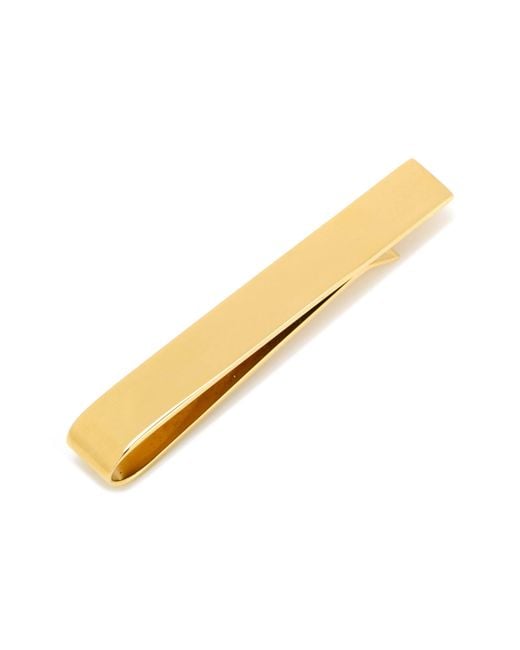 Cufflinks Inc. Metallic Engravable Tie Bar for men