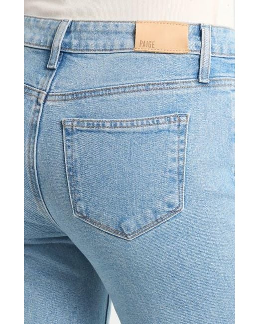 PAIGE Blue Sofia Release Hem Flare Jeans
