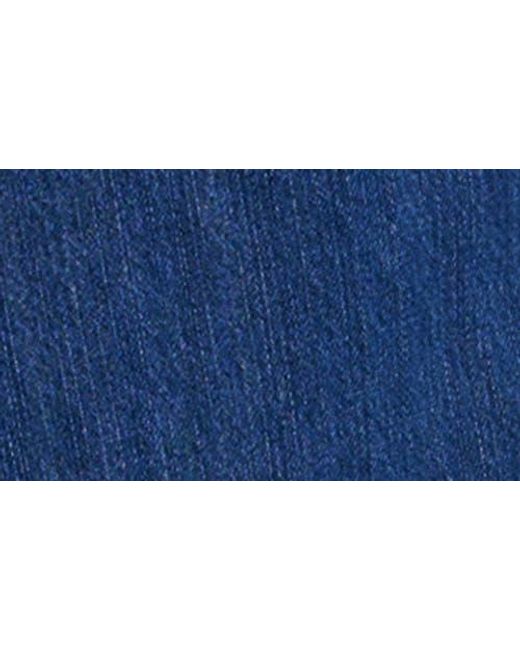 Desigual Blue Faded Faux Wrap Jeans