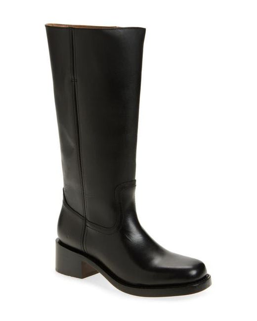 Frye Black Campus Knee High Boot