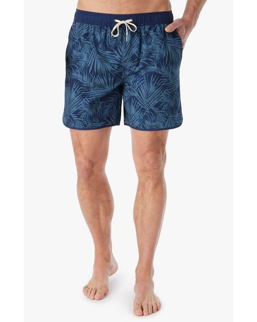 Fair Harbor Blue The Anchor Swim Trunks for men