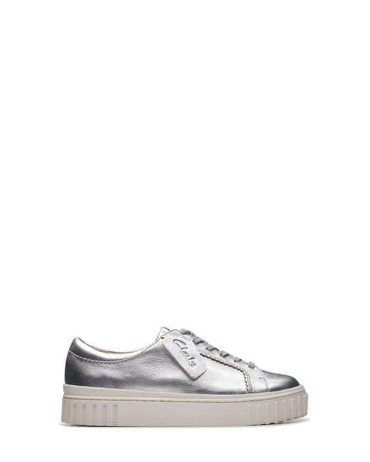 Clarks White Mayhill Walk Sneaker