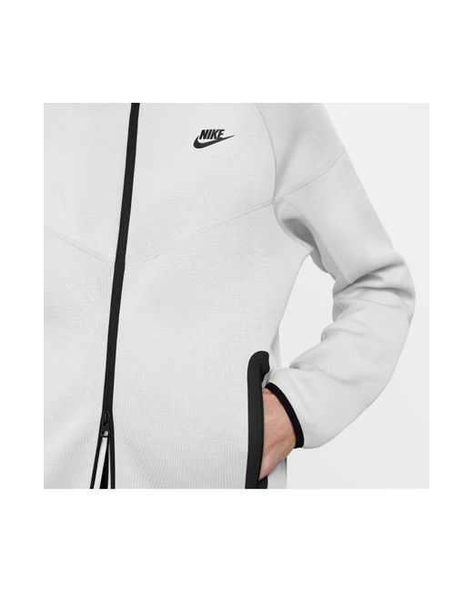 Nike White Tech Fleece Windrunner Zip Hoodie for men