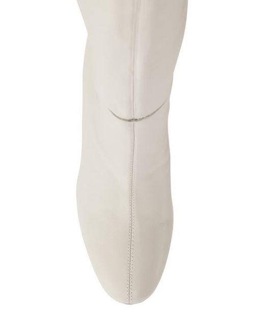 Karl Lagerfeld White Vani Knee High Boot