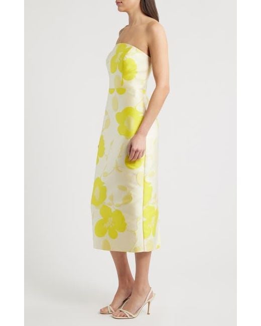 sam edelman strapless floral embroidered midi dress Sam Edelman Embroidery Midi Dress, 12 / Black