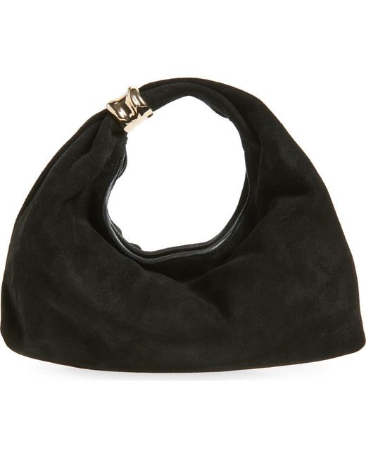 Madewell Black The Suede Mini Ring Pouch