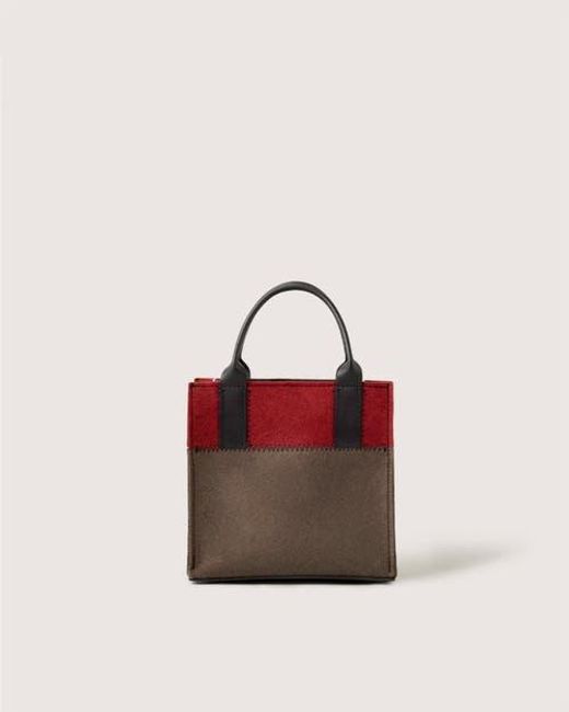 Graf & Lantz Pink Jaunt Merino Wool Mini Tote