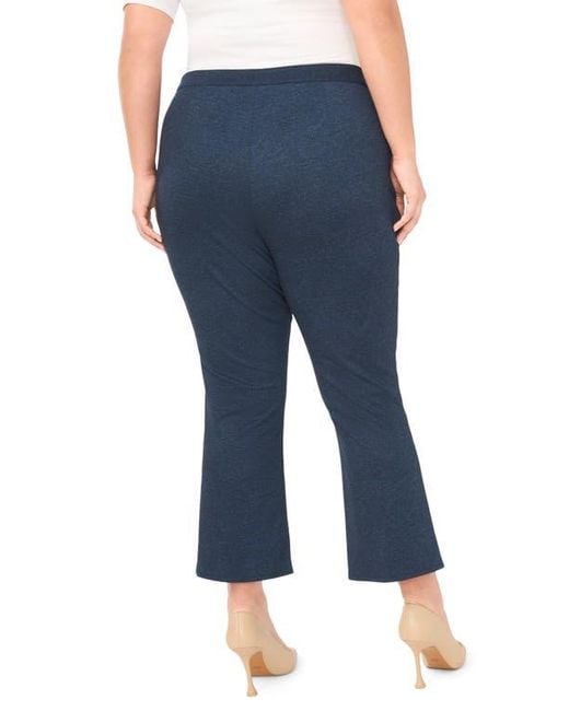 Halogen® Blue Pintuck Kick Flare Pants