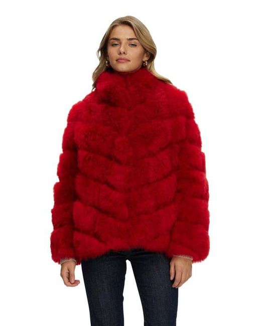 Gorski Red Select Cashmere Goat Jacket